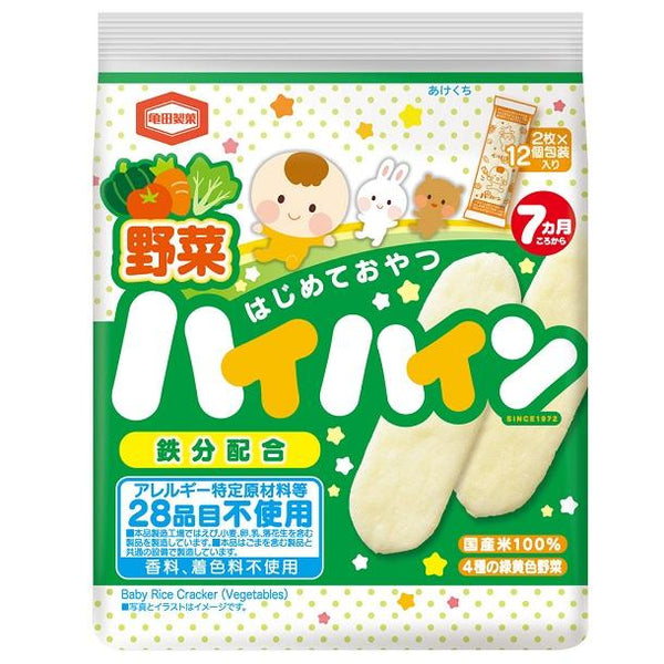 Hai Hain 嬰兒蔬菜米果 40g × 3 袋