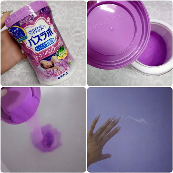 Hakugen Earth Hers 沐浴實驗室瓶夜間薰衣草浴鹽 540g