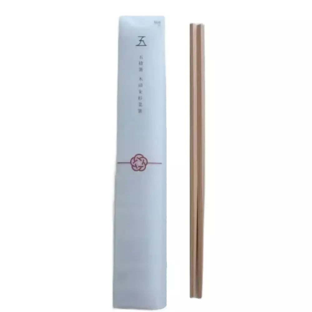 手工五角筷未漂白天然杉木30厘米