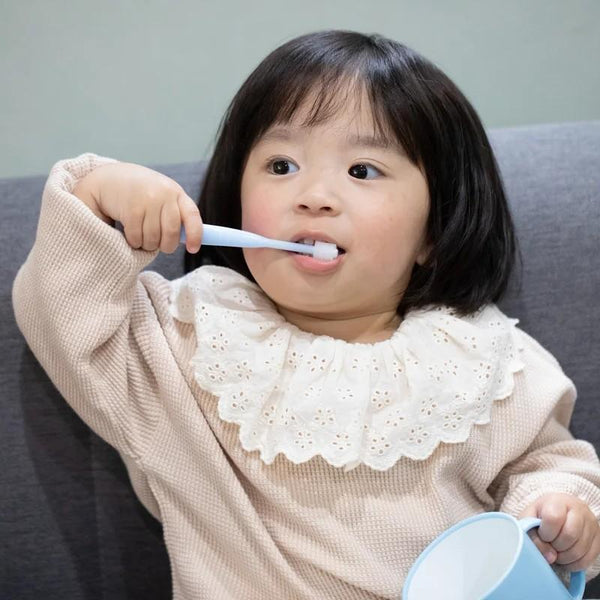 Hapico Step 2 嬰幼兒牙刷簡易 360 度刷紫色