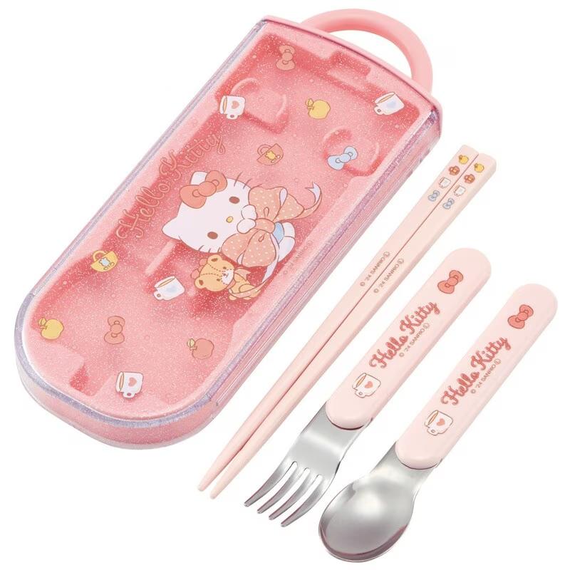 Hello Kitty 兒童餐具組 可放入洗碗機清洗