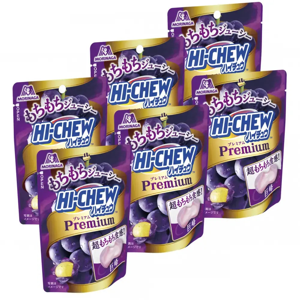 Hi-Chew 优质巨峰葡萄味软嚼糖 32g（6 包）