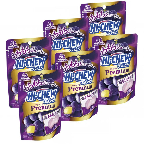 Hi-Chew 优质巨峰葡萄味软嚼糖 32g（6 包）