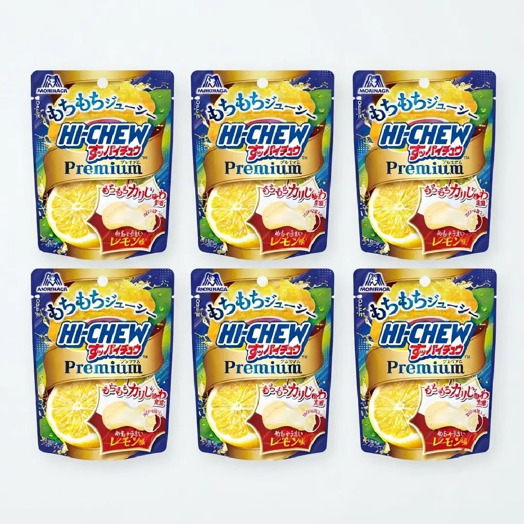 Hi-Chew 優質酸檸檬軟耐嚼糖果脆脆水晶夾心 32 克（6 包）