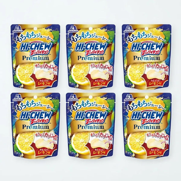 Hi-Chew 優質酸檸檬軟耐嚼糖果脆脆水晶夾心 32 克（6 包）
