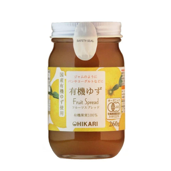 Hikari Foods 有機柚子果醬天然無糖柚子果醬 260 克