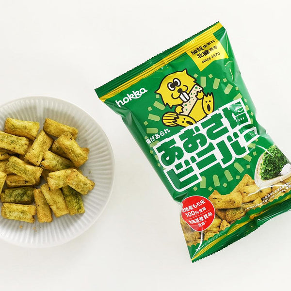 Hokka Beaver 脆脆鹹味 Aosa 海藻米果 55 克（3 包）