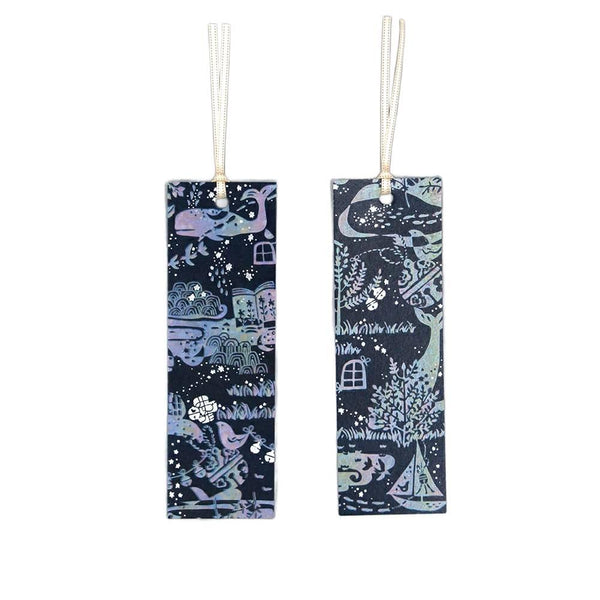 全息箔印書籤鯨魚紀念設計 2 克拉。