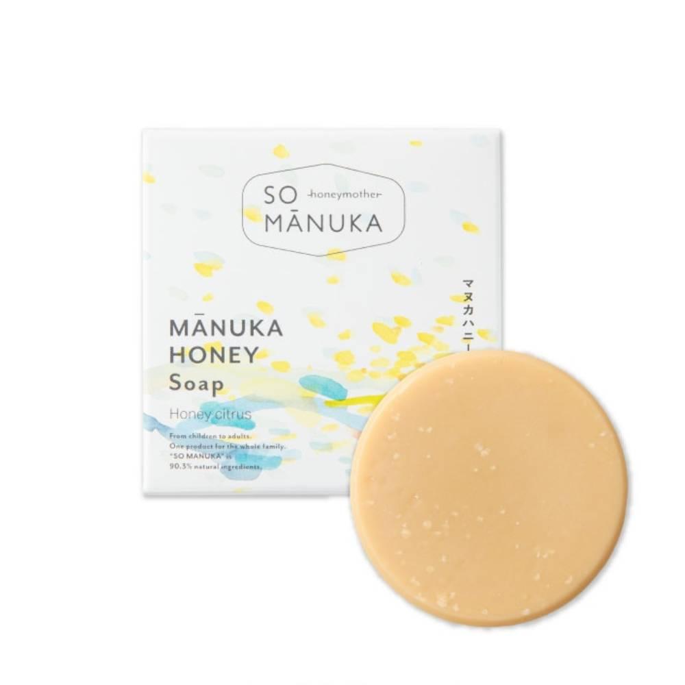 Honey Mother 天然麥盧卡蜂蜜香皂蜂蜜柑橘香味 75 克