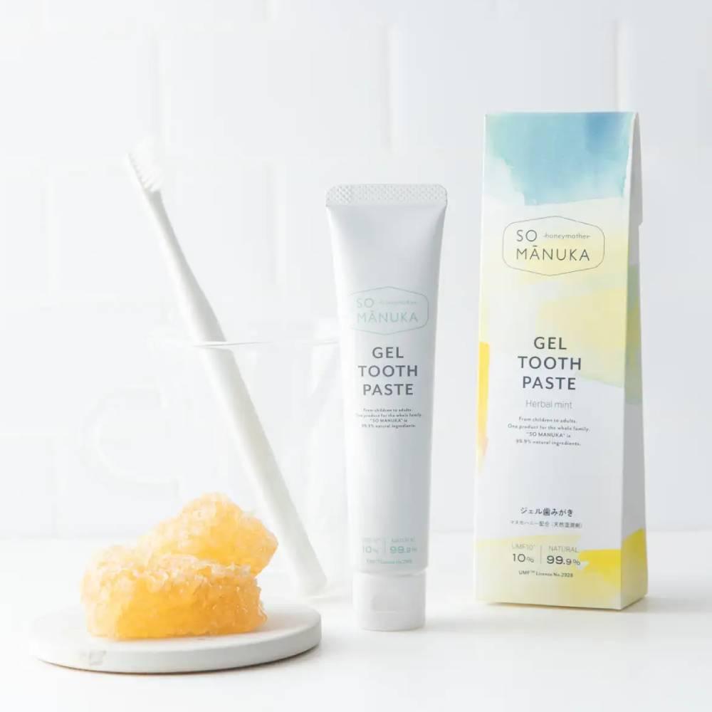 Honey Mother 無毒天然麥盧卡蜂蜜凝膠牙膏 45 克