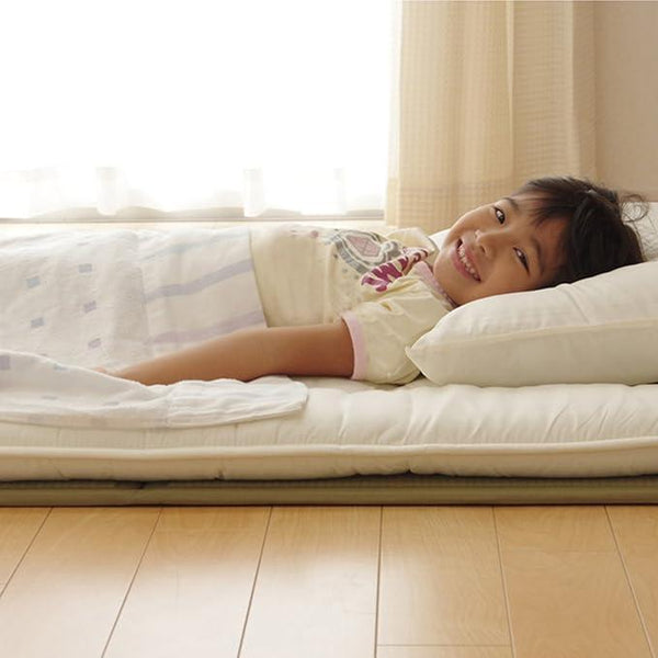 Ikehiko 3 件式日式榻榻米床墊蒲團底座半雙人床