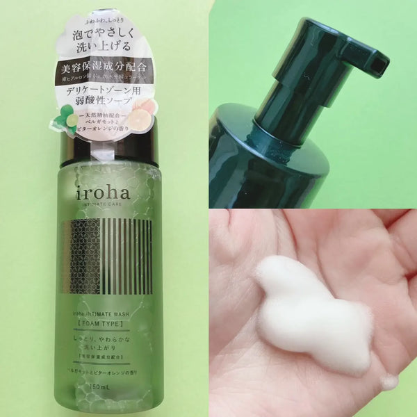 Iroha 親密護理女性清潔細膩區域泡沫肥皂 150ml