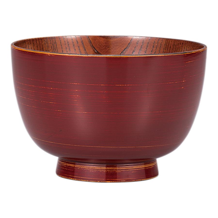 Isuke 日本漆木湯碗 紅色