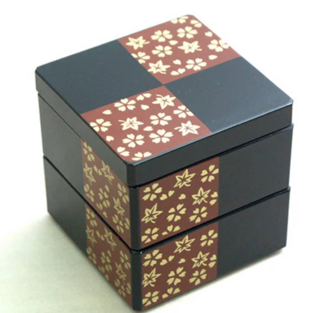 Isuke Mini Jubako 日本分層盒漆木盒