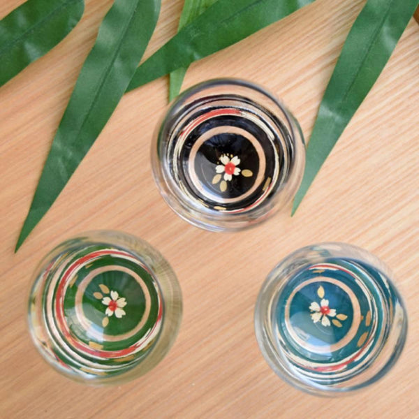 伊助小酒杯清酒杯漆櫻花設計