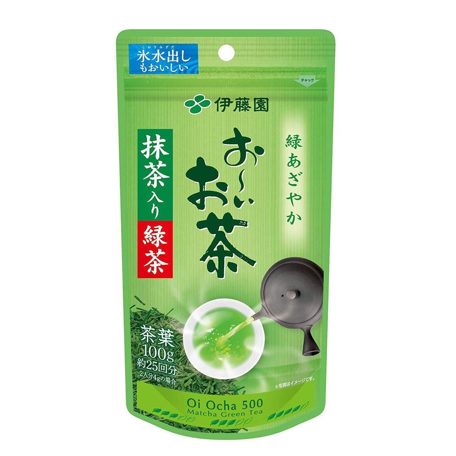 伊藤園 Oi Ocha 日本綠茶煎茶抹茶混合 100g
