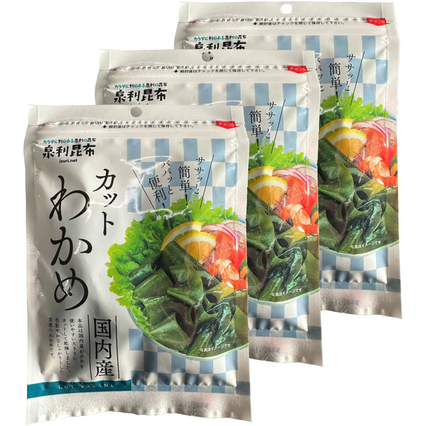 Izuri 乾燥日本裙帶菜（3 件裝）