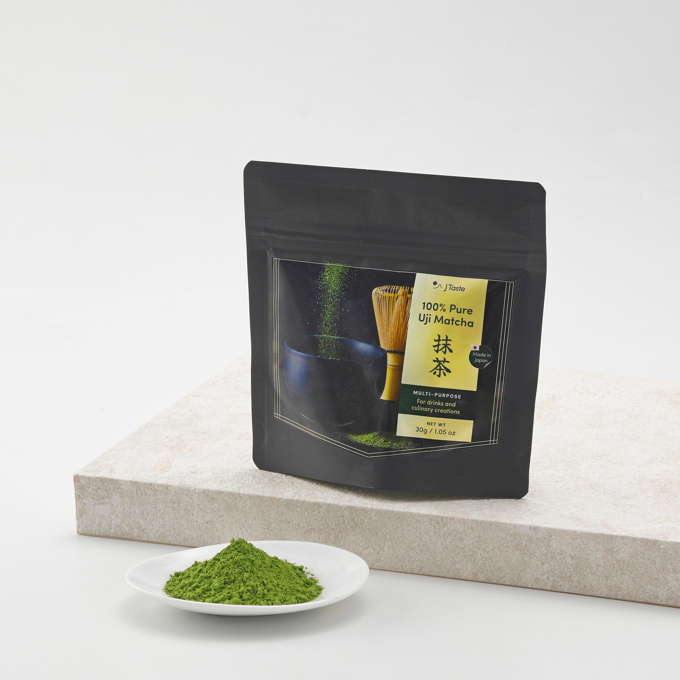 J Taste 100% 純宇治抹茶粉，適合飲料和烹飪創作 30 克