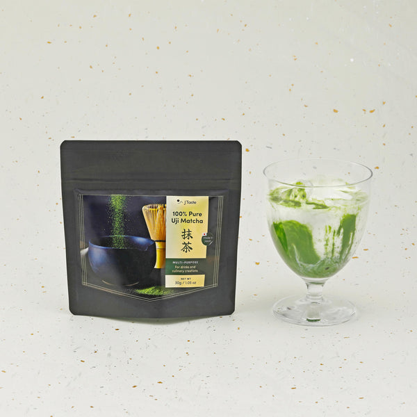J Taste 100% 純宇治抹茶粉，適合飲料和烹飪創作 30 克