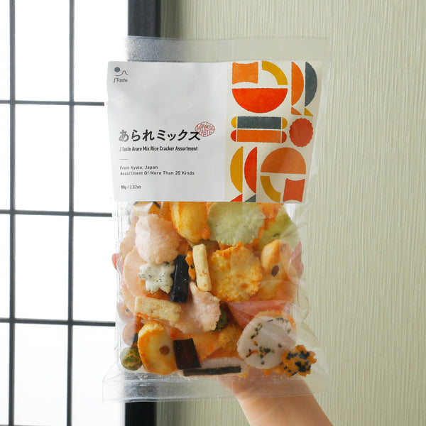 J Taste Arare 混合米果 20 多種混合裝 80 克（3 包）