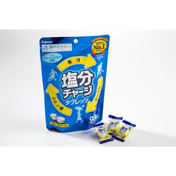 Kabaya Salt Charge 保濕鹽片運動飲料口味 81g