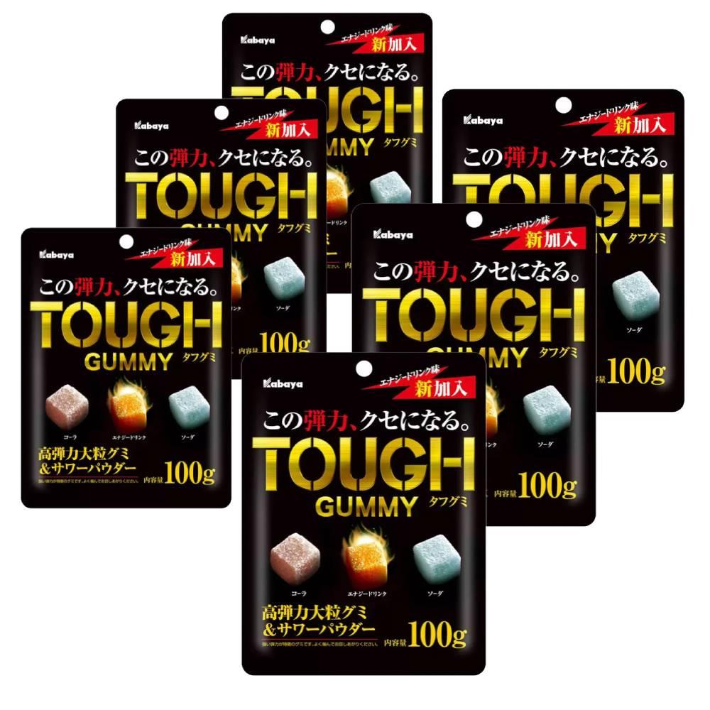 Kabaya 堅韌軟糖混合口味軟糖 100 克（6 包）