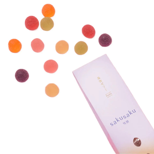 Kahou Sakusaku 什錦水果軟糖 (6 種口味) 90g