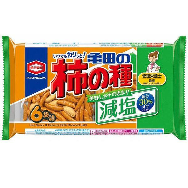 龜田柿子低鈉米果花生混合 164g