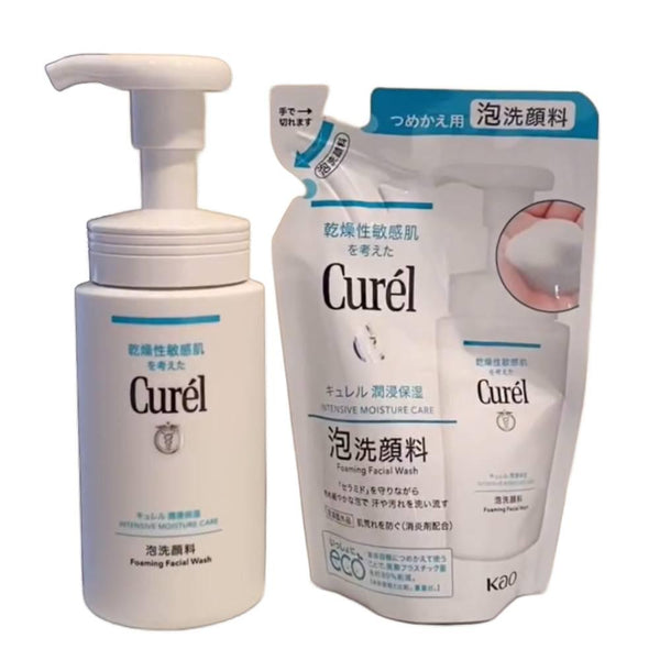Curél 敏感肌膚泡沫洗面乳補充裝 130ml