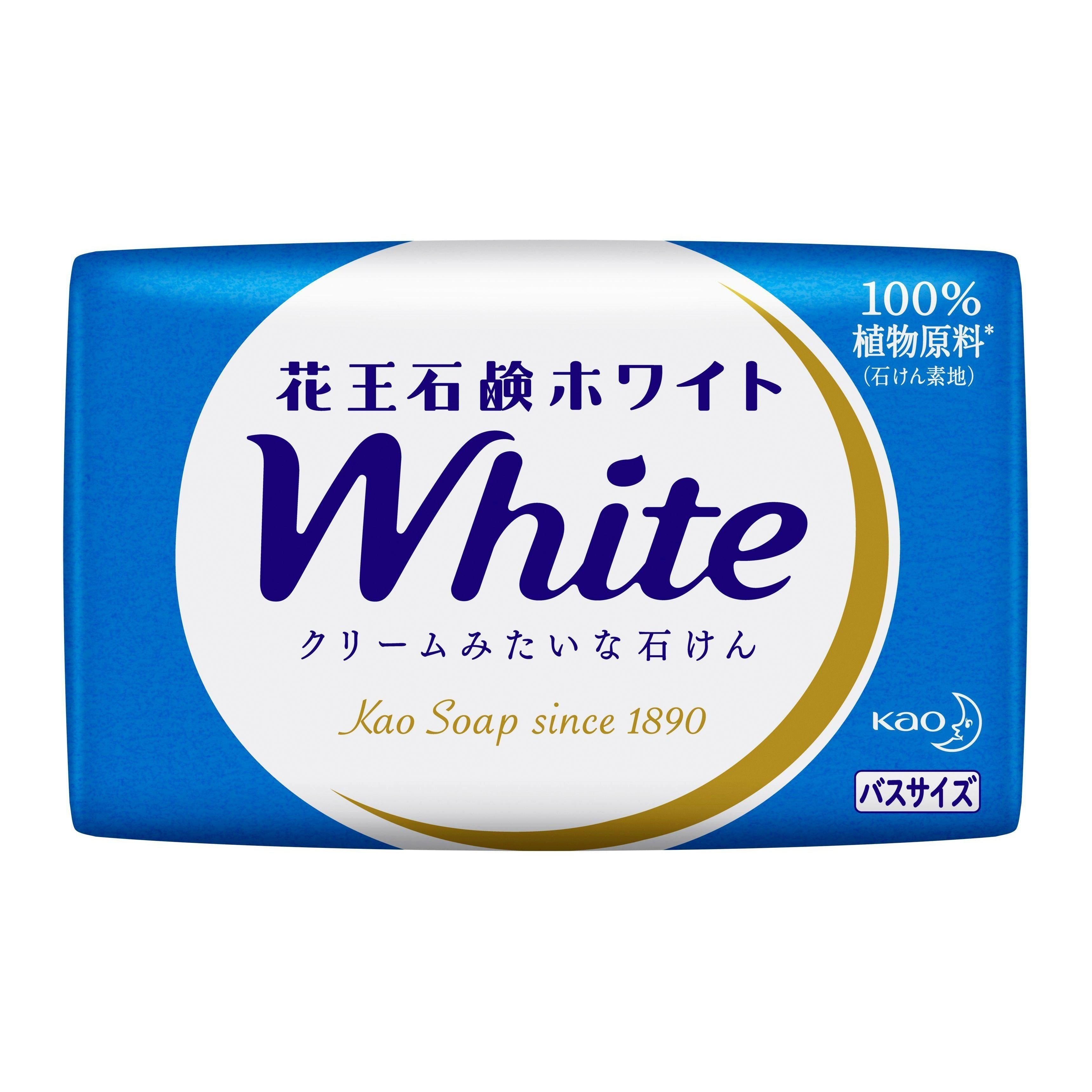 花王 White Body Bar Soap 豐富奶油泡沫保濕沐浴皂 130g