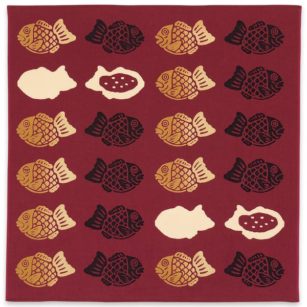 Kenema 手帕鯛魚燒日本傳統手染布