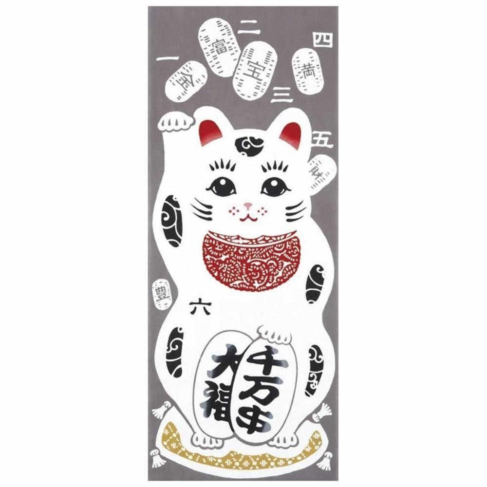 Kenema Tenugui Maneki Neko 招財貓傳統手工染色布