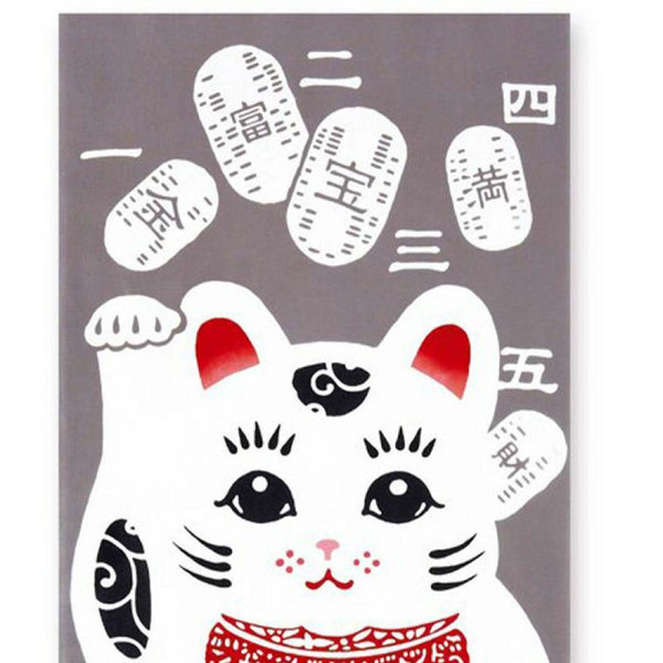 Kenema Tenugui Maneki Neko 招財貓傳統手工染色布