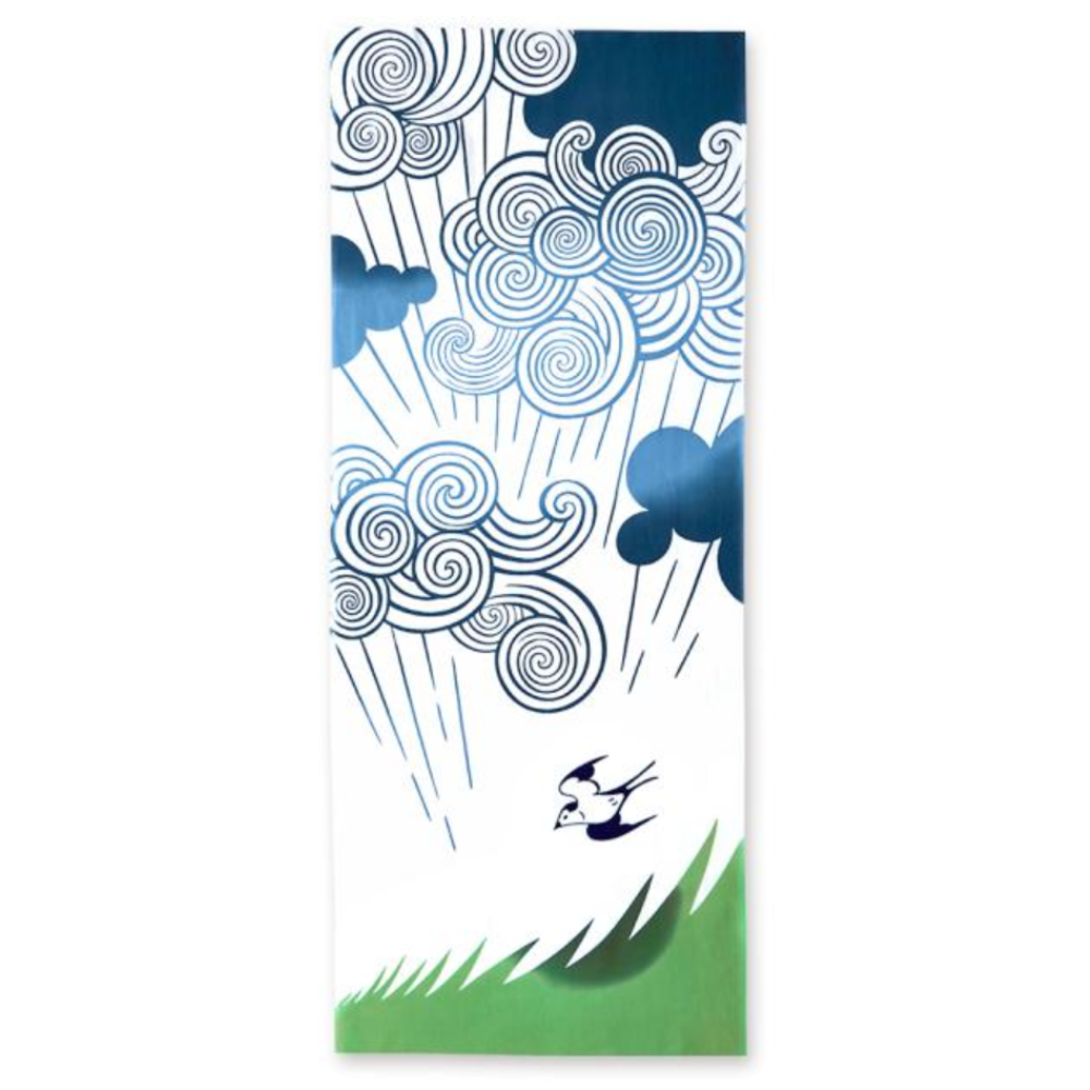 Kenema Tenugui 雨雲日本傳統手染布