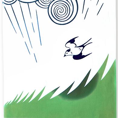 Kenema Tenugui 雨雲日本傳統手染布