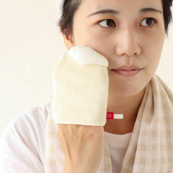 Kinuya 100% 絲質潔面手套溫和去角質手套