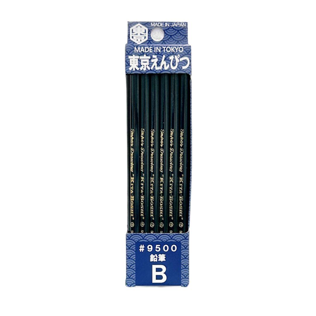 Kitaboshi 東京鉛筆 B 9500 繪圖與遮光 12 支
