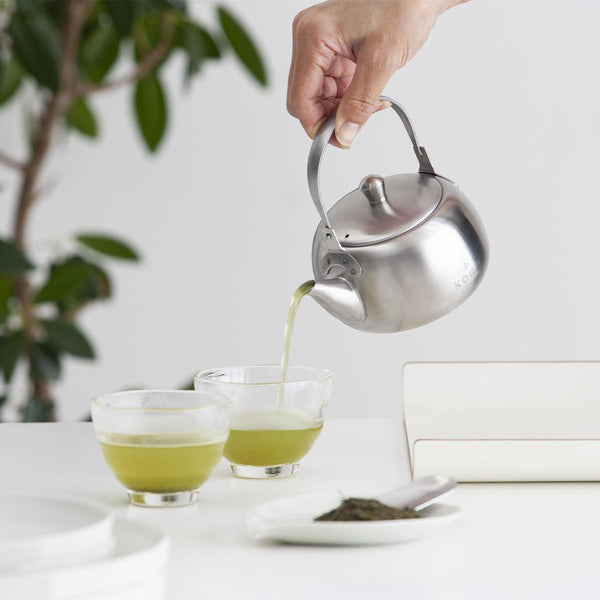 Kogu 金屬茶壺 現代不鏽鋼茶壺帶過濾器 500ml
