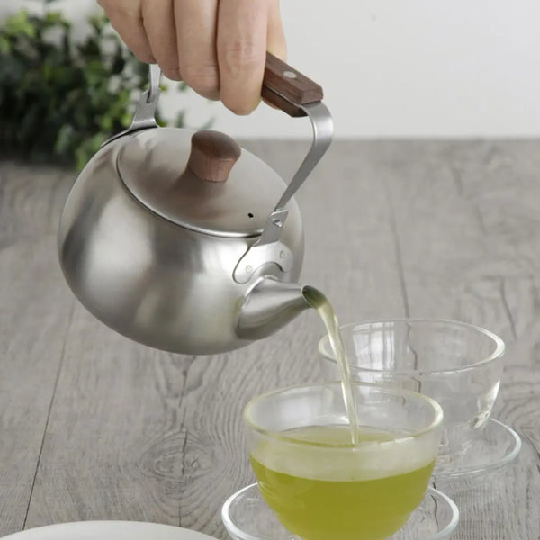 Kogu 茶沖泡套裝不鏽鋼茶壺和罐禮品套裝