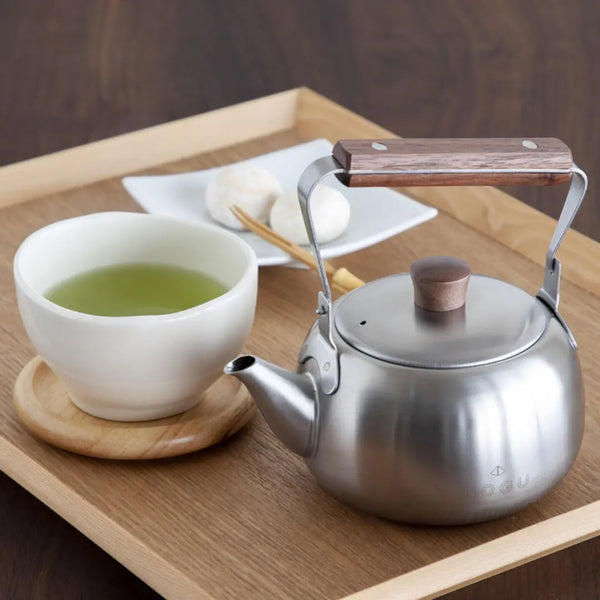 Kogu 茶沖泡套裝不鏽鋼茶壺和罐禮品套裝