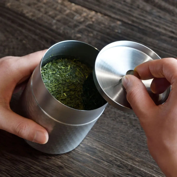 Kogu 茶沖泡套裝不鏽鋼茶壺和罐禮品套裝