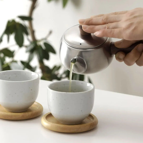 Kogu 傳統日式茶壺配胡桃木側柄 370ml