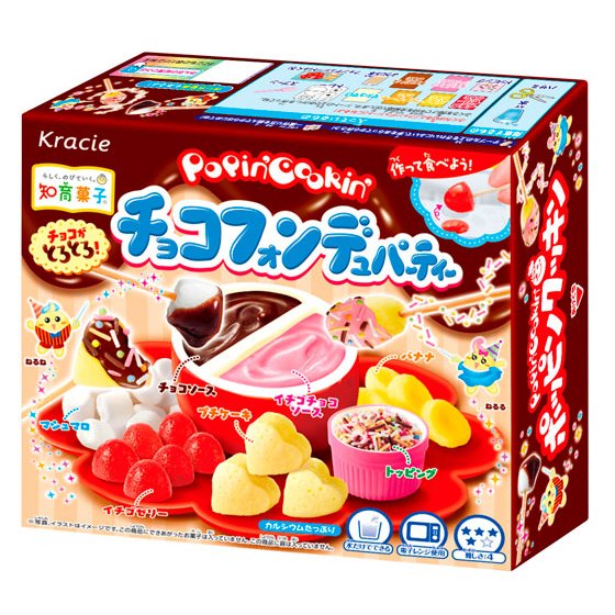 Kracie Popin Cookin 兒童巧克力火鍋製作套件 31 克（5 件裝）