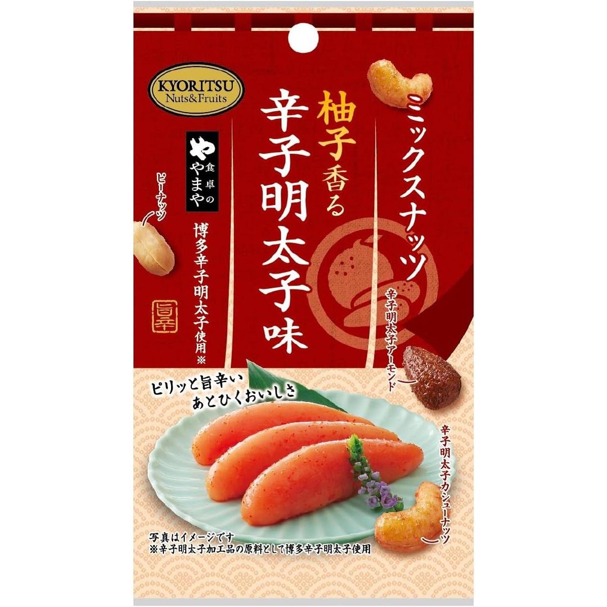 共立混合堅果辣味明太子鱈魚子柚子味 25g (6 包)