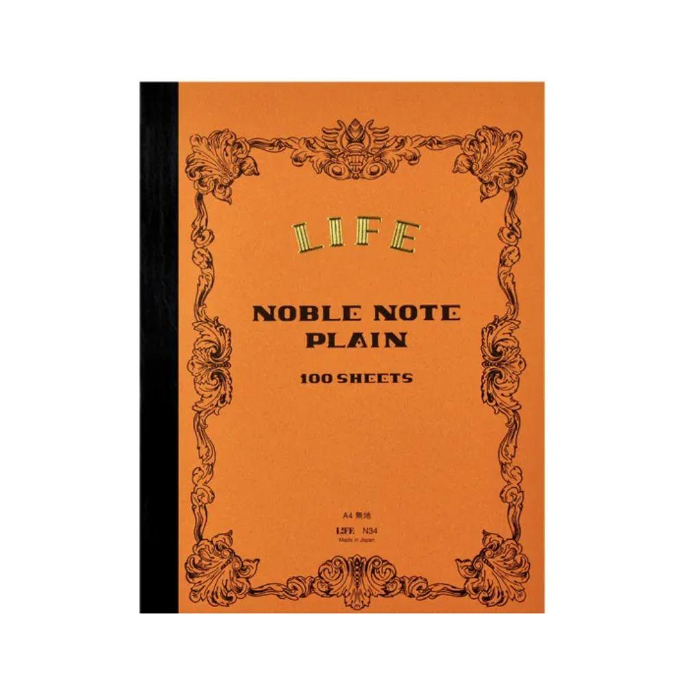 Life Noble 筆記本 A4 無格高級書寫紙 N34（100 頁）