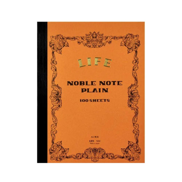 Life Noble 筆記本 A4 無格高級書寫紙 N34（100 頁）
