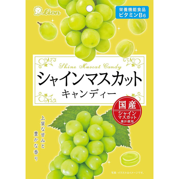 Lion 日本 Shine 玫瑰香葡萄功能性硬糖 71g