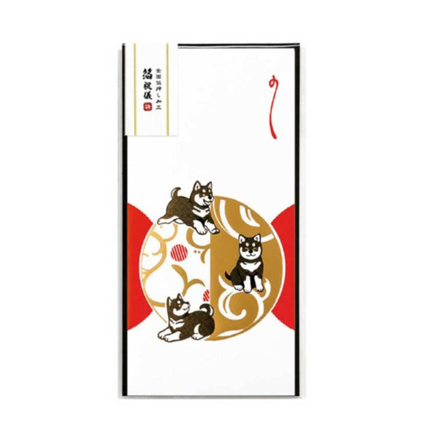 長金箔裝飾錢信封柴犬設計
