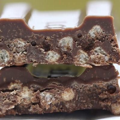 樂天 Crunky 巧克力脆皮麥芽泡芙巧克力塊 45 克（5 塊）