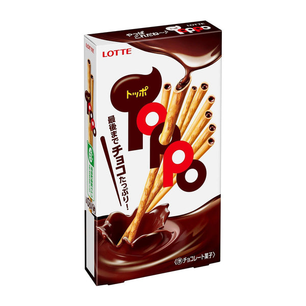 Lotte Toppo 巧克力夾心椒鹽捲餅棒點心（5 件裝）